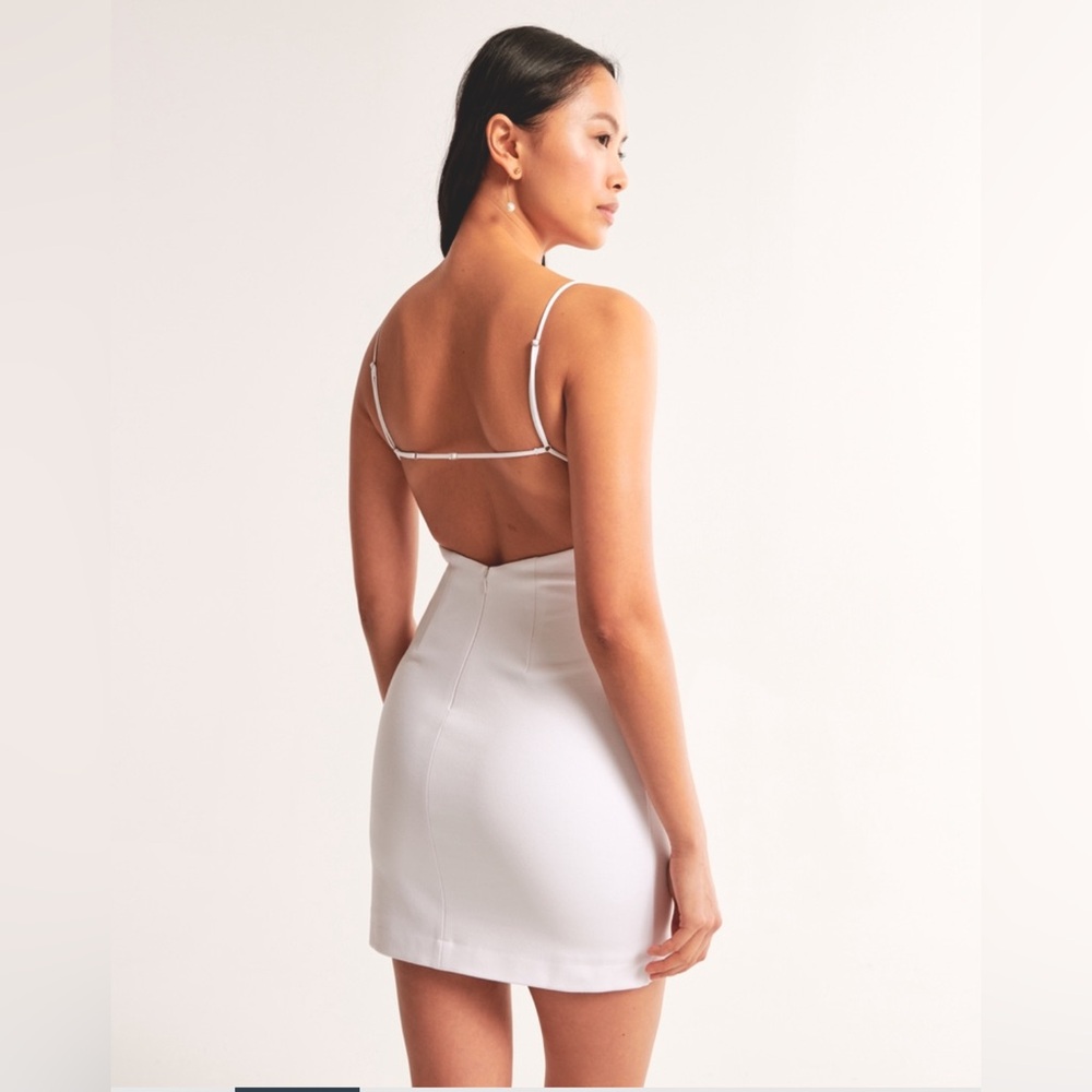 A&F Square-neck Open Back Mini dress Size LARGE ★ɴᴡᴛ